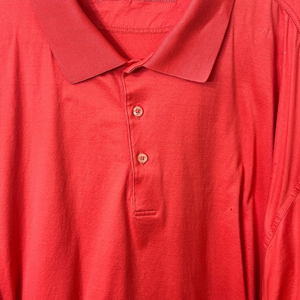 Cutter & Buck Signature Collection Size 4XB/ 4TG 100% Cotton Polo Style Shirtโ๏ธ - Picture 8 of 14